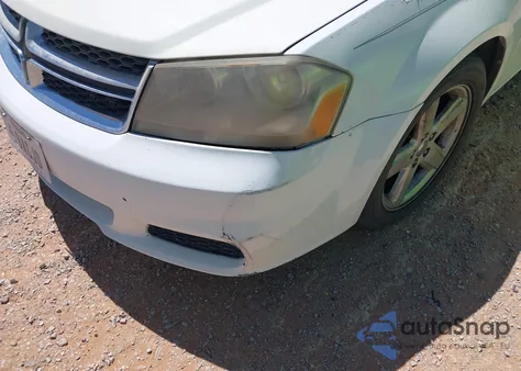 2013 Dodge Avenger Se from USA, damaged, VIN 1C3CDZAB1DN529878